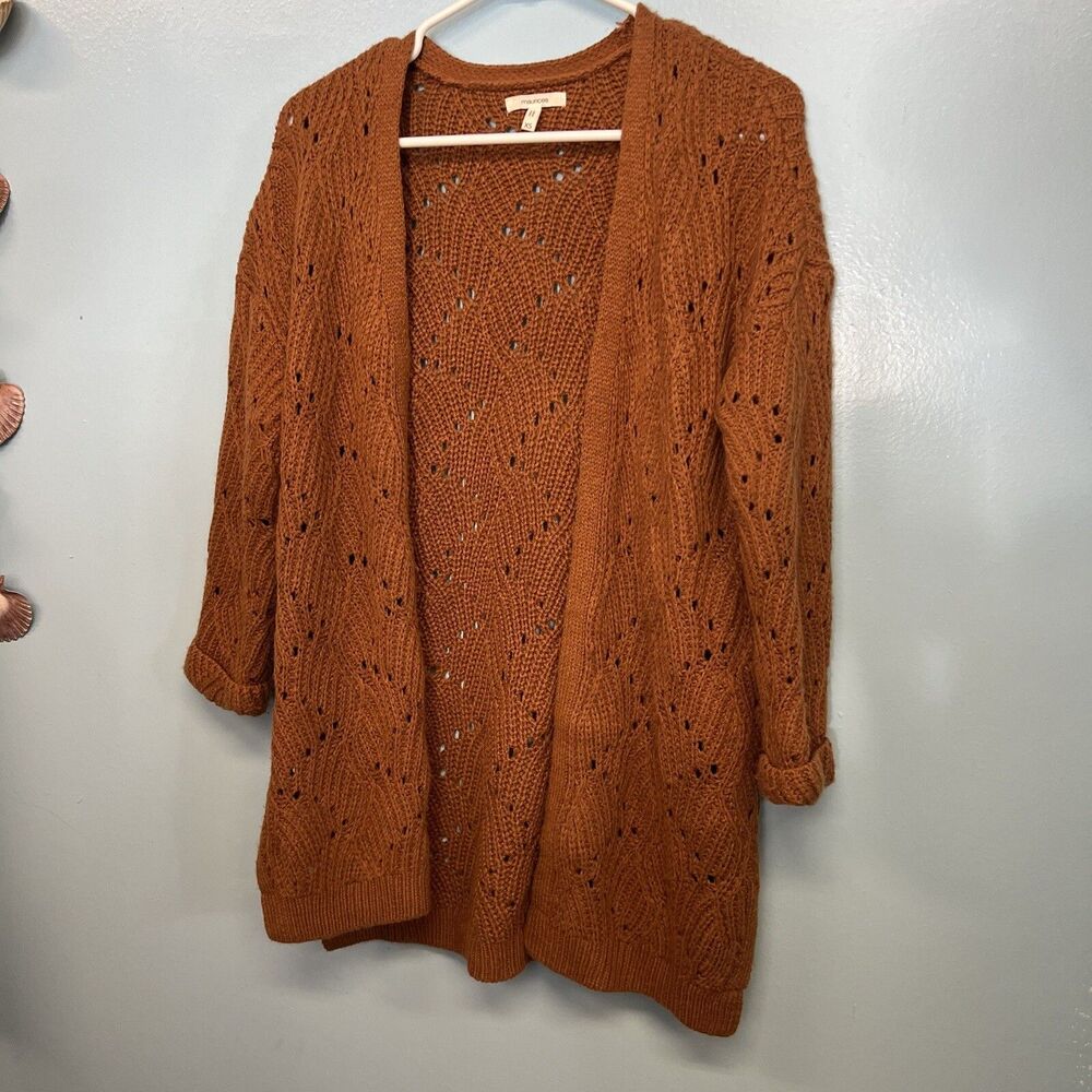 Maurice’s Long Open Front Sweater Size XS Women Cardigan
